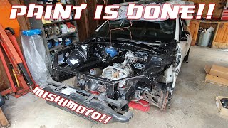 Subaru STI finally gets its engine bay painted! Ft 300hp Seat Ibiza Ripping On The Street!!