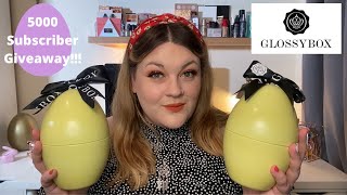Glossybox Beauty Easter Egg 2020 Unboxing - 5000 Subscriber Giveaway!! - Worth £75!