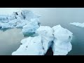 4k flying over arctic  drone footage  amazing beautiful nature  relaxing music  ultra