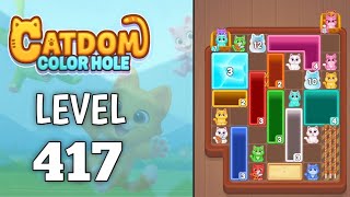 Catdom: Color hole Level 417 walkthrough solution 