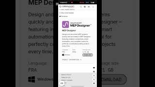 🎯 TITRE :Comment télécharger MEP Designer sur Graphisoft ? 🏗️⚡ | Tuto rapide