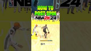 NBA 2K24 Best Post Moves Tutorial : How to Post Spin 2K24 #nba2k24 #2k24 #2k