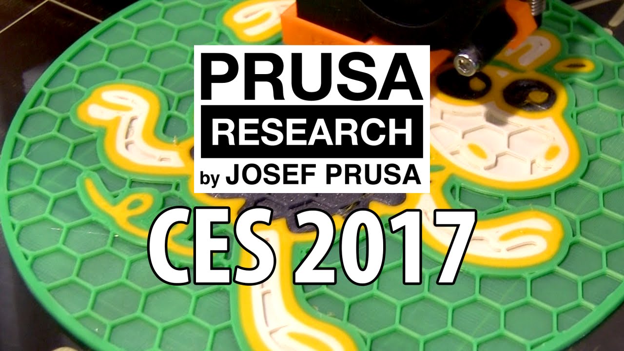 3D Printing at CES 2017 with Josef Prusa and Prusa Research