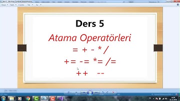 C# ile Programlama C# ile Kodlama Ders 5 Atama, Toplama Çarpma Çıkarma Bölme İşlemi yapma
