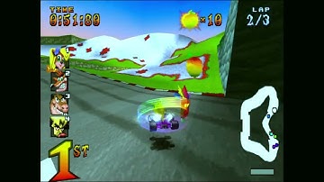 Crash Team Racing PS1 Gameplay - Coco Park