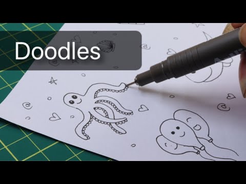 20 Creative and Easy Doodles for fun!! Doodles for beginners