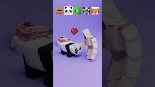 Hero Iron Golem Saves Minecraft Mobs From Evil Iron Golem