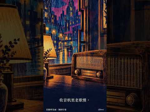 旧路听见雨·铜桥灯巷|铜版 × 蜡笔 × 木纹|完整美术MV|@liwei · 影片封面