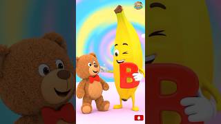 Learn the ABCs: “B” is for Banana 🍌 | Letter B Fun for Kids @Happymountainkids #shortfeeds