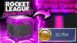 SIDESWIPE *WORLD RECORD* MYSTERY ITEMS ON ROCKET LEAGUE MOBILE!
