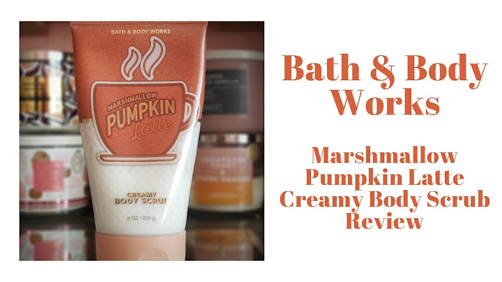 Bath and body works marshmallow pumpkin latte candle