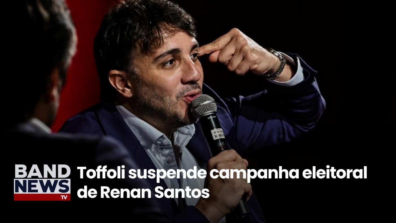 Toffoli suspende campanha eleitoral de Renan Santos | BandNews TV