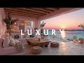 Luxury chillout lounge | Relaxing ambient sunset rooftop music for a perfect city night