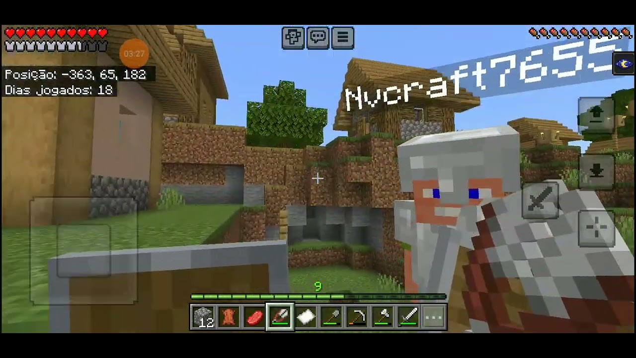 jogando no servidor de Minecraft - YouTube