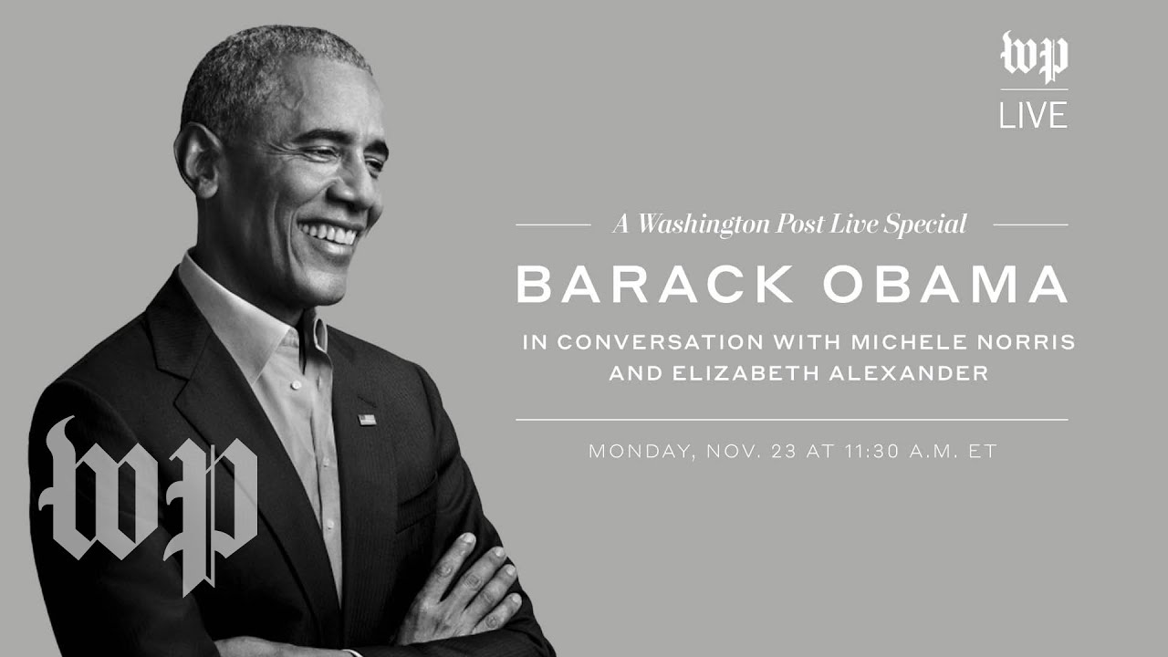 Barack Obama Talks About His New Memoir A Promised Land The Washington Post Youtube