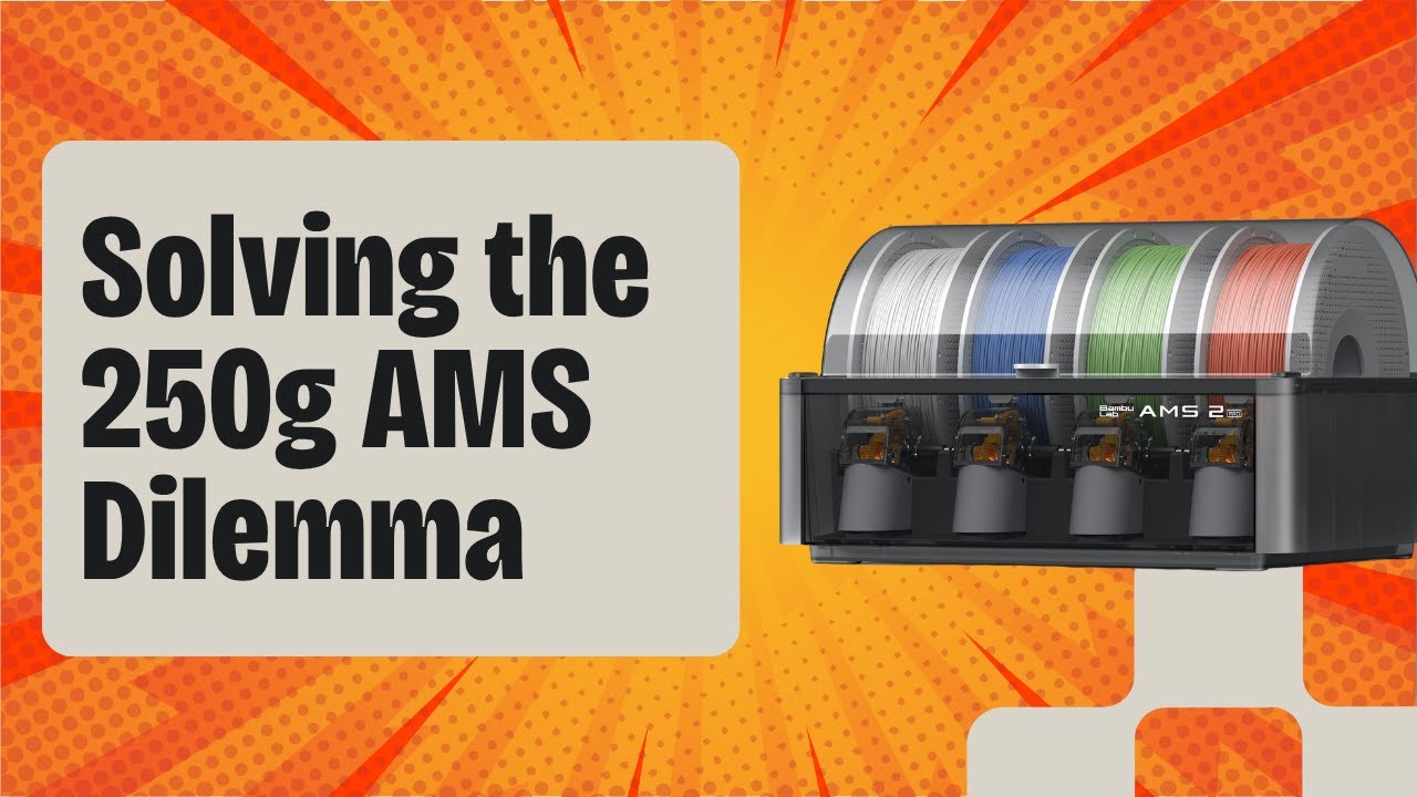 Как использовать катушки 250 г в Bambu AMS (печатные адаптеры) | Daily Vlog, день 2