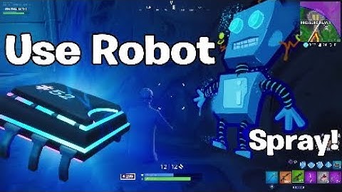 Fortbyte 52 Accessible with Bot Spray inside a Robot Factory in Fortnite Locations