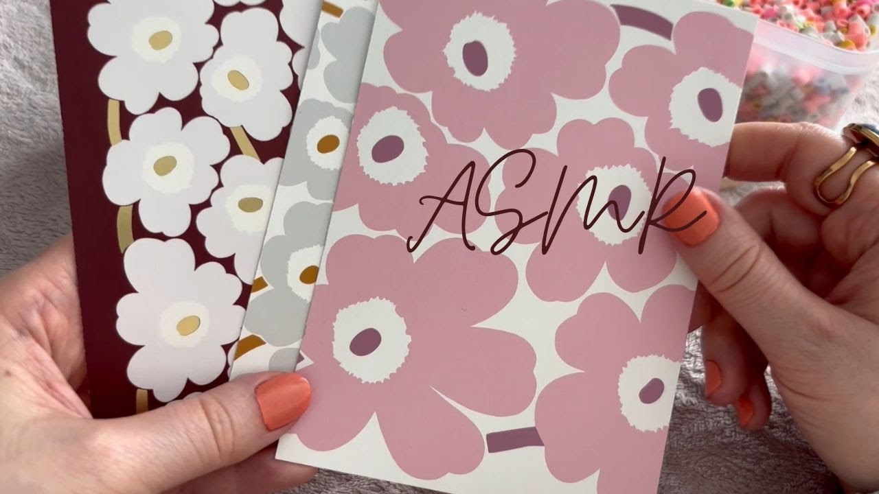 ASMR SUOMI l Askartelulaatikon tavaroita 💌