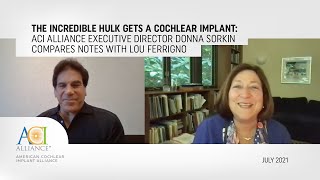 The Incredible Hulk Gets A Cochlear Implant (CI)