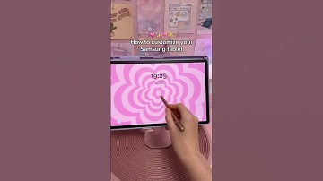 how I customize my Samsung tablet 💗 aesthetic homescreen, lockscreen | galaxy tab S9+ | android tips