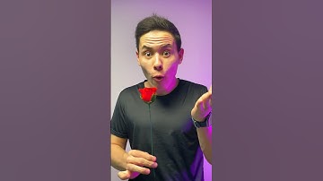 YOU ALSO DO THIS MAGIC TRICK WITH FLOWERS #magic #youtubeshorts #magictutorial #shorts #rose