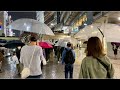 【4K】Tokyo Rainy Night Walk - Shinjuku West Exit,2020