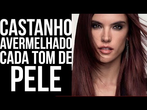 COLORAÇÃO CASTANHO AVERMELHADO PARA CADA TOM DE PELE