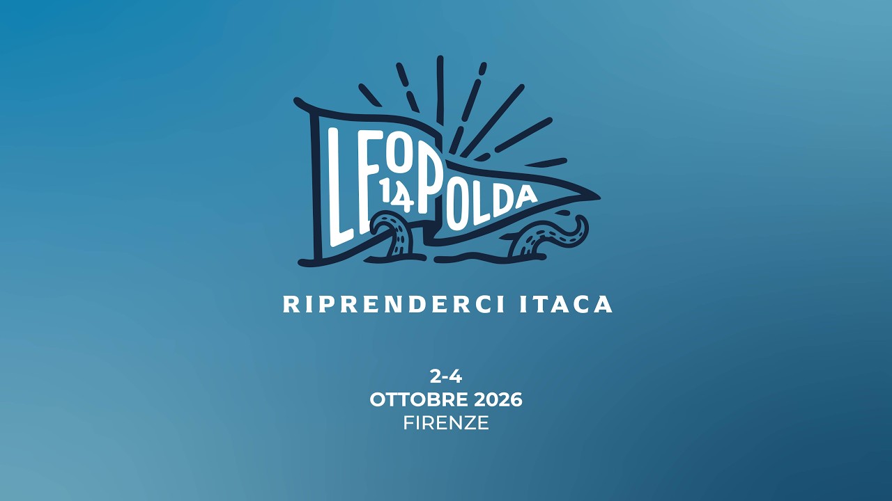 Leopolda 14 Riprenderci Itaca | Diretta mattina 3 ottobre 2026