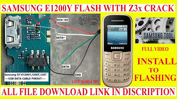 Samsung e1200y Dead Flashing Without  Box Latest 2021