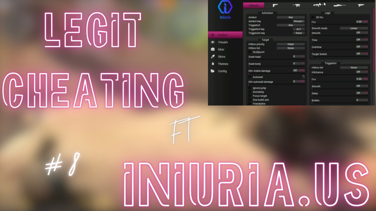 CS2 Legit Cheating ft. Iniuria.us #8 *20K ELO Full Match* - YouTube