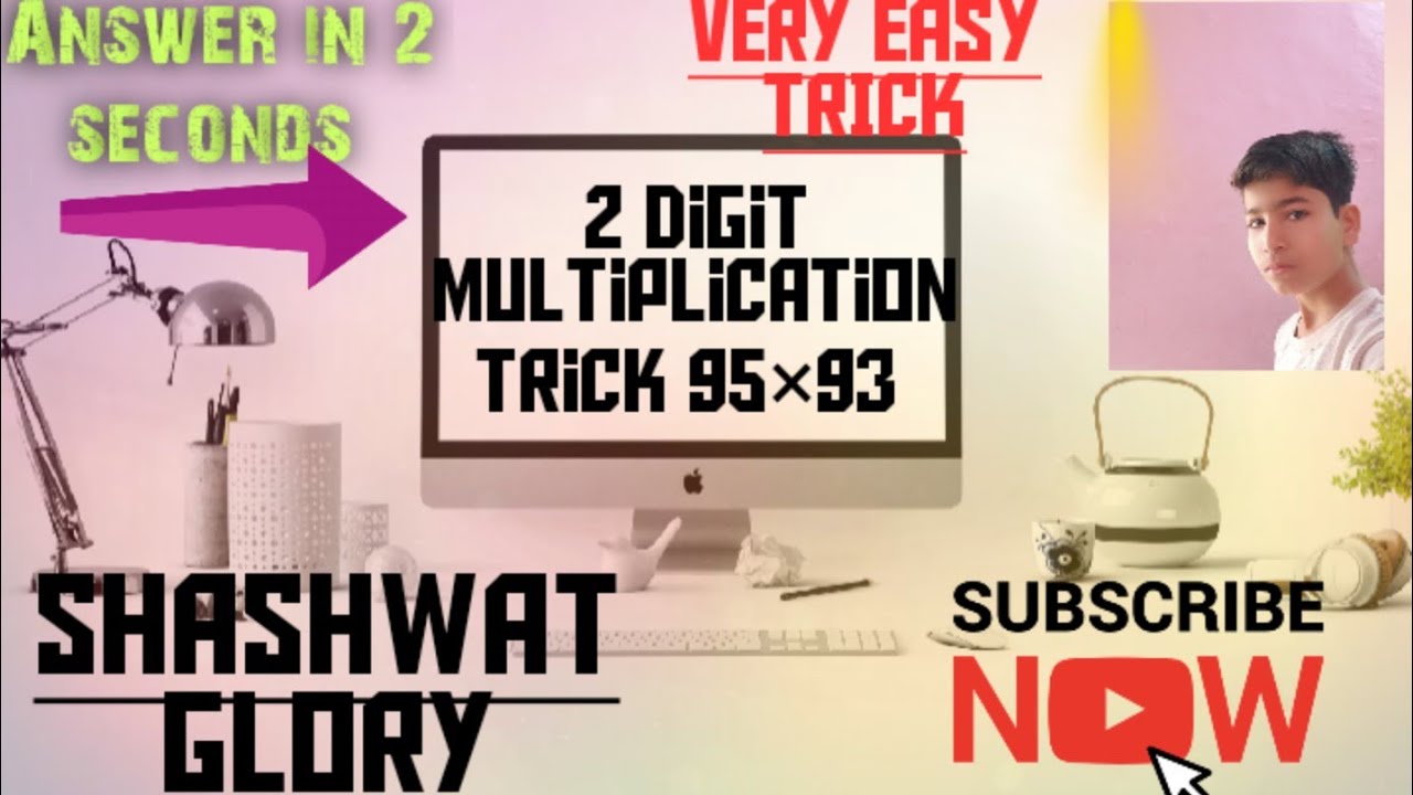 2 digit Short multiplication trick in 2 seconds|| 2021 - YouTube