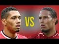 Van dijk vs chris smalling  who is the best defender  amazing defensive skills  2018