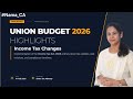 Union Budget 2026–27 Highlights | Direct Tax Changes Explained in 10 Minutes