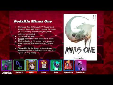 GODZILLA WINS Best Visual Effects (We're only here for Godzilla Minus One) - GODZILLA WINS Best Visual Effects (We're only here for Godzilla Minus One)