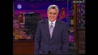 The Tonight Show with Jay Leno (NBC) - August 16th 2001 [Incomplete]