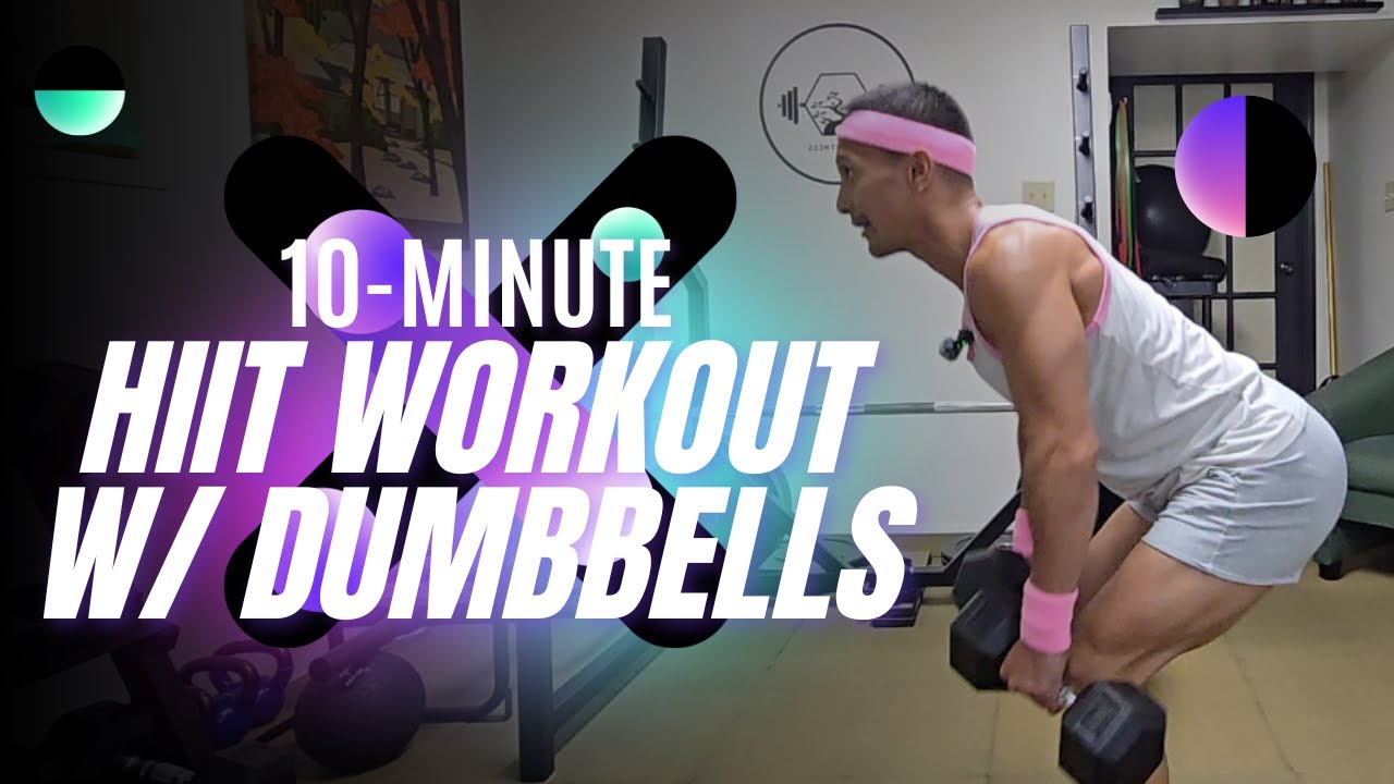 10 Min Dumbbell HIIT Workout That Burns Fat Faster Than Cardio - YouTube