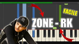 RK - Zone | Vidéo Piano Tutoriel Facile Instrumental RAP (Piano Facile France)