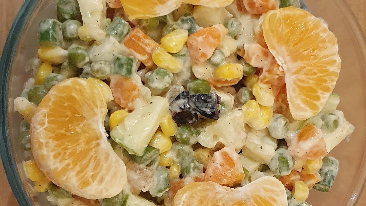 Russian salad for beginners in malayalam (see below description) YouTube