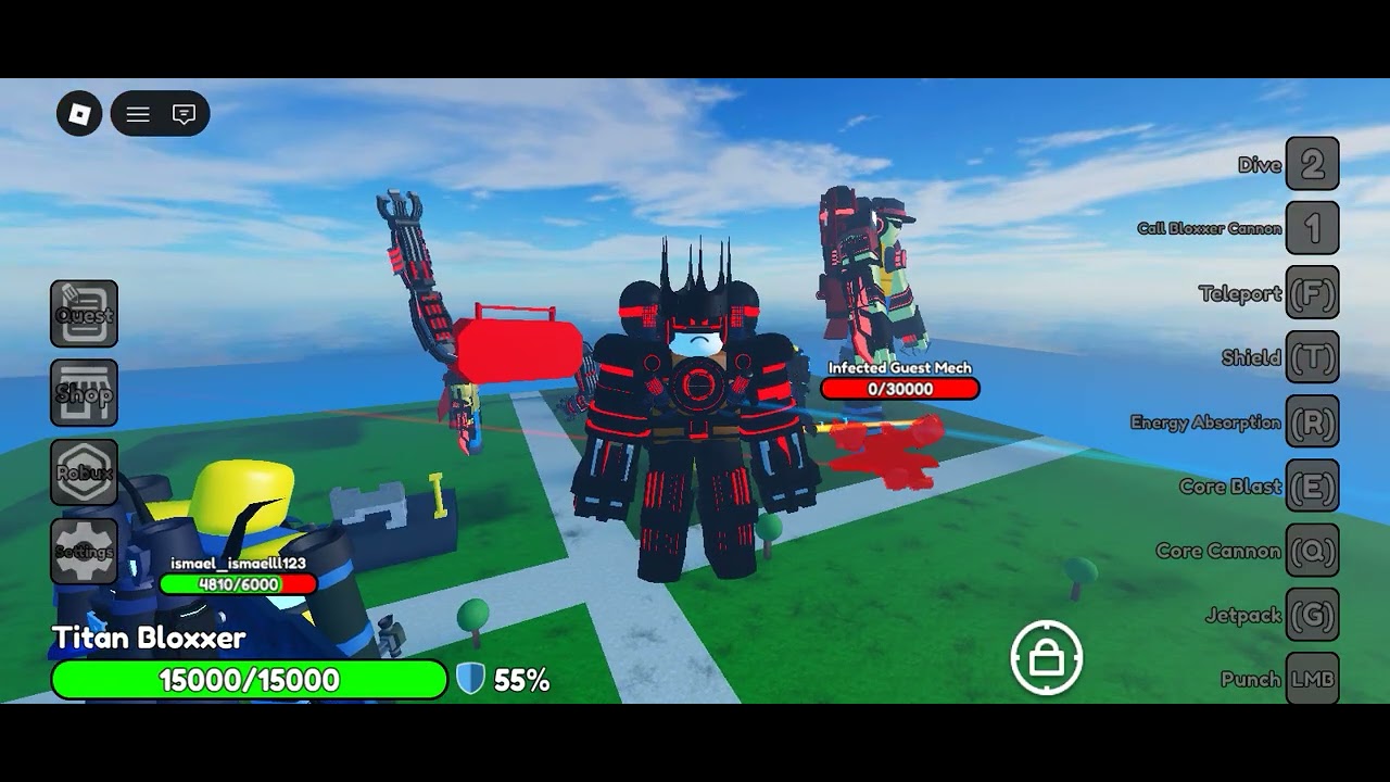 Play noob experiment with friends 