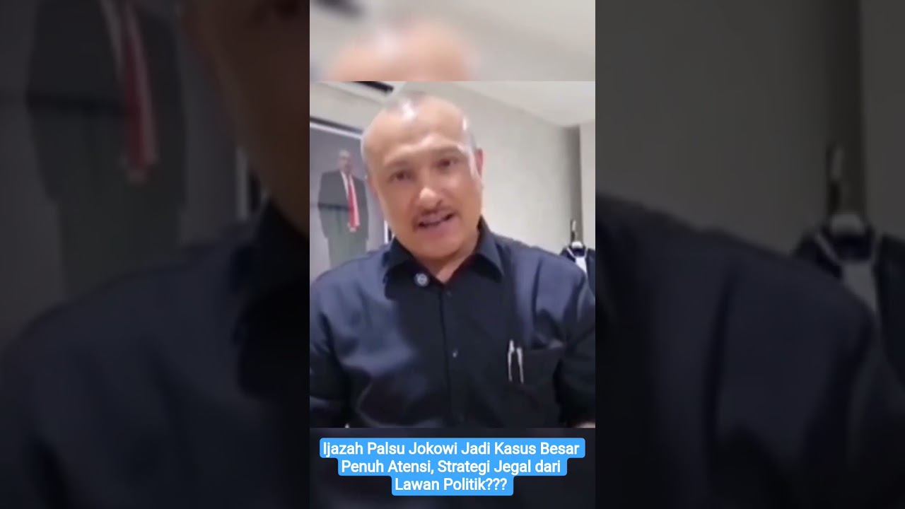 Ijazah Palsu Jokowi Jadi Kasus Besar Penuh Atensi, Strategi Jegal dari Lawan Politik???