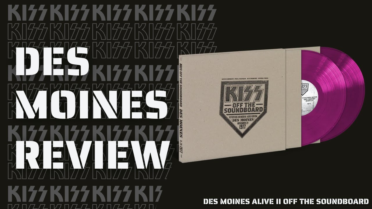 KISS Off the Soundboard Des Moines 1977 Vinyl Unboxing and Review