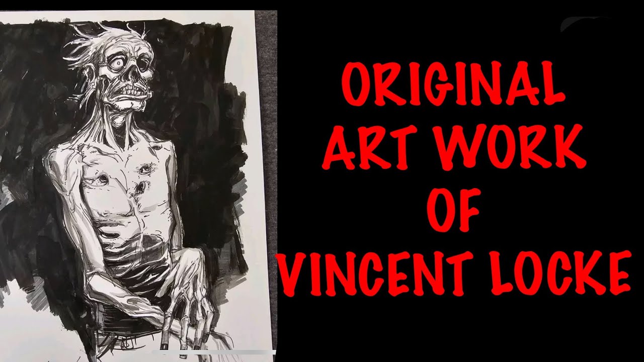 ORIGINAL ARTWORK OF VINCENT LOCKE! 