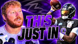 Ravens Get MASSIVE NEWS On Lamar Jackson & Cam Jurgens