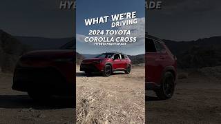 This is the 2024 Toyota Corolla Cross Hybrid!