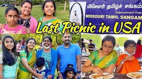 Last & Happy Picnic with Missouri Tamil Sangam USA I ElakkiyaVenkat Vlogs