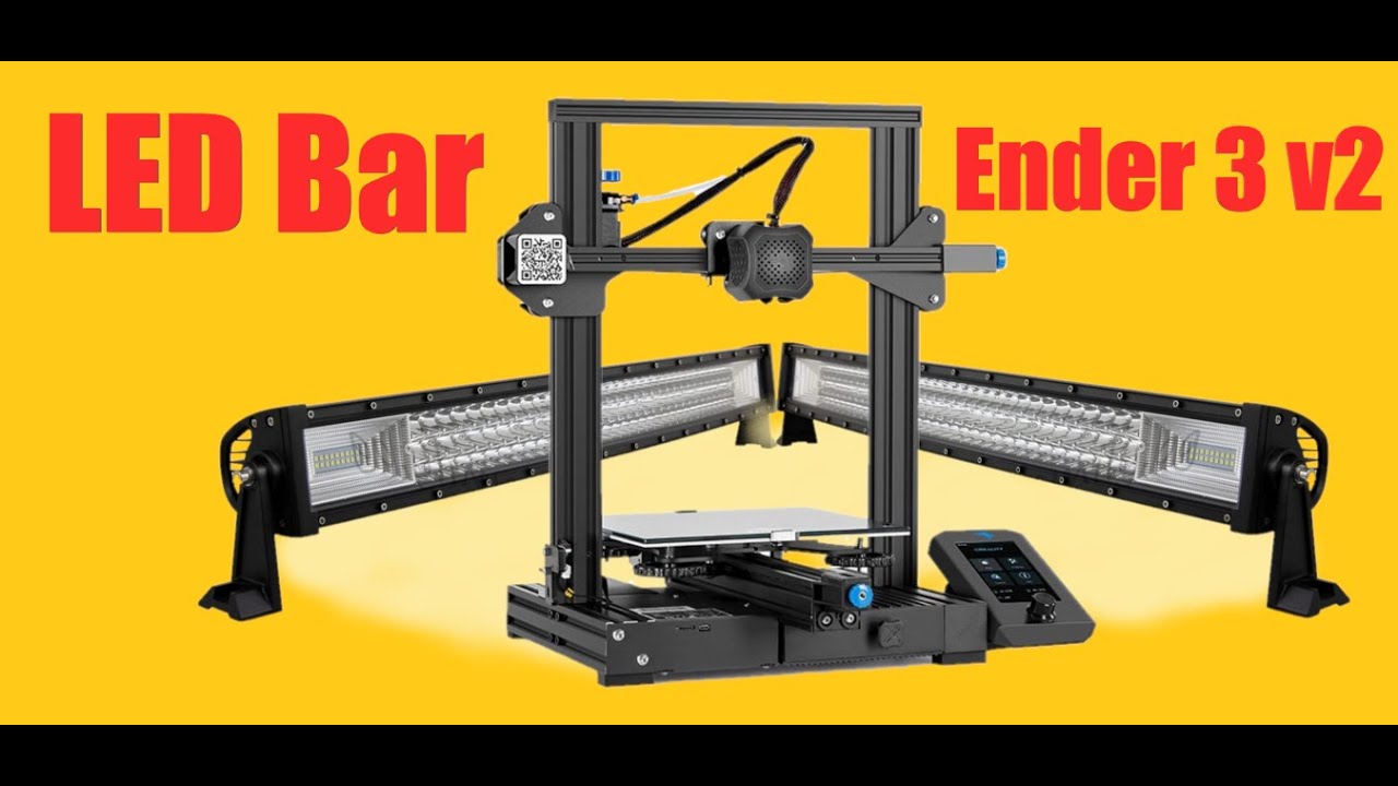 Поставям LED осветление на 3D принтер Ender 3 v2