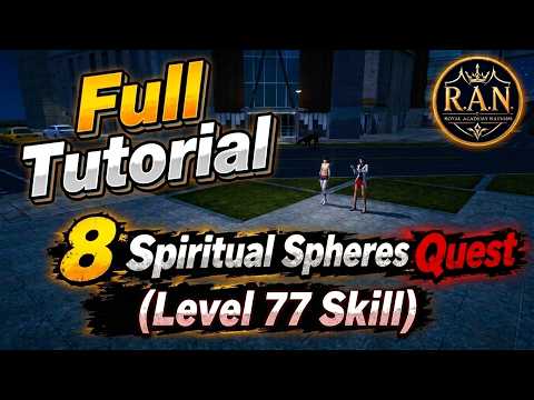 Level 77 Skill Quest Full Tutorial | Recycling the map | Ran Royal Academy Nations