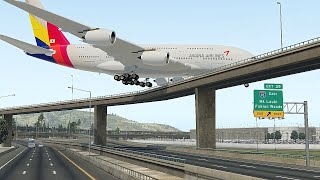 Asiana Airbus A380 Landing Gear Touched Highway Bridge Before Landing At San Francisco Int. [Xp 11]