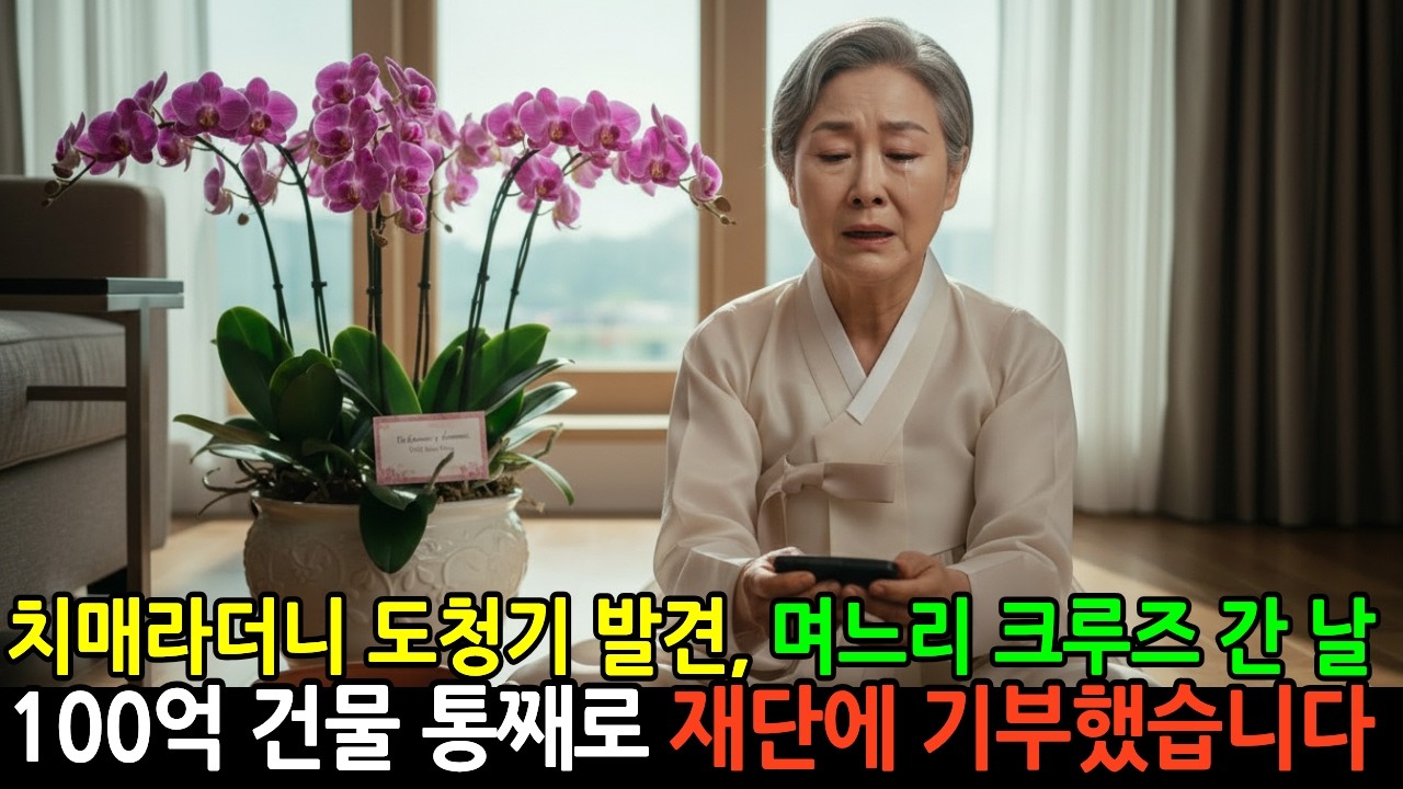 기억력 좋아지는 약이라며 며느리가 준 영양제, 화분 흙에 버렸더니 시퍼런 도청기가 나왔습니다 #노후사연 #고부갈등 #인과응보 #사이다결말 #오디오북 #빌딩주 #배신 #복수극