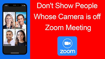 How to hide participants who have their video turned off in Zoom App?